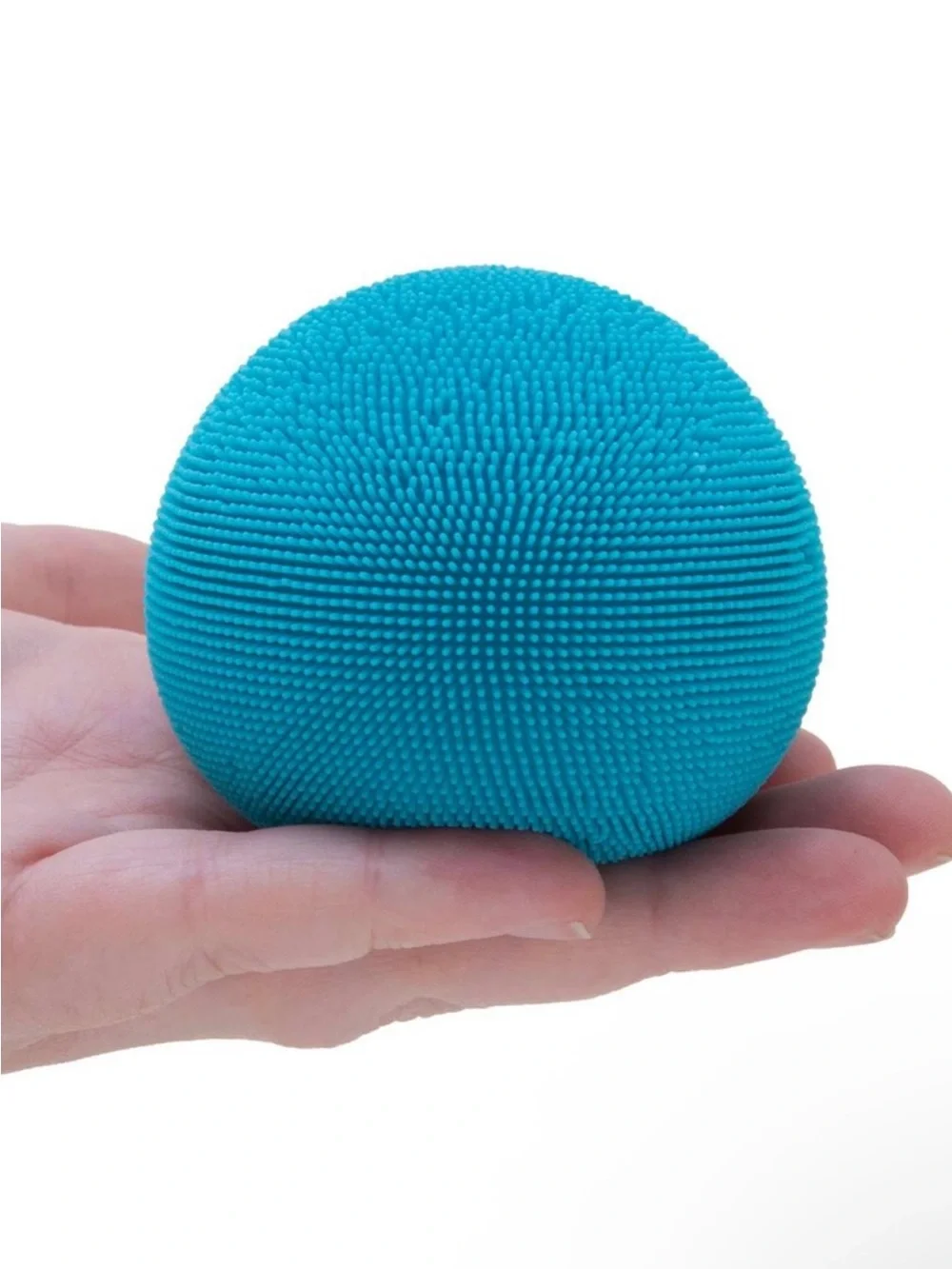 NEW NIB Blue Needoh FUZZ BALL Velvet Squeeze Nee Doh Squishy Viral Fidget